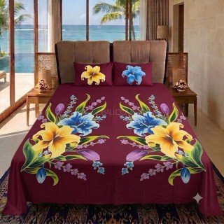 Bedsheet Hand Painted Handmade in Bali